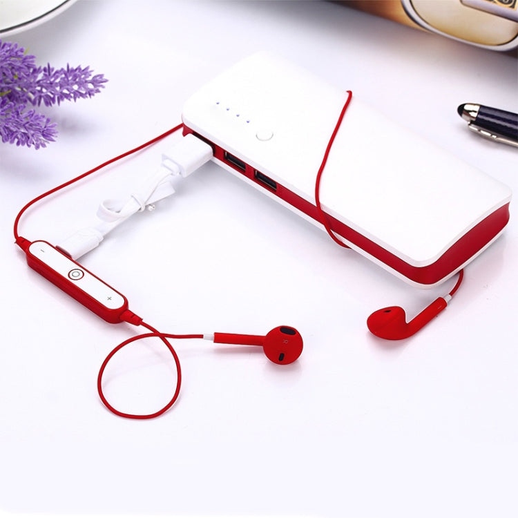 BT-10 Wireless Bluetooth Ear Headphone Sports Headset with Microphones, for Smartphone, Built-in Bluetooth Wireless Transmission, Transmission Distance: within 10m(Red) - Sport Earphone by buy2fix | Online Shopping UK | buy2fix