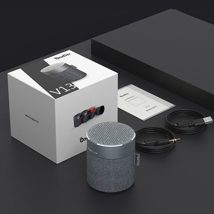 Oneder V13 Mini  Wireless Bluetooth Speaker, Support Hands-free & TF & FM & AUX(Blue) - Desktop Speaker by OneDer | Online Shopping UK | buy2fix