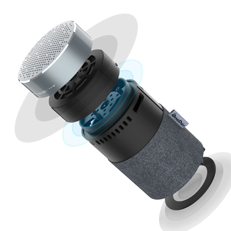 Oneder V13 Mini  Wireless Bluetooth Speaker, Support Hands-free & TF & FM & AUX(Red) - Desktop Speaker by OneDer | Online Shopping UK | buy2fix