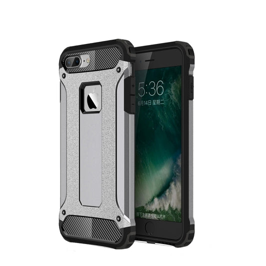 For iPhone 7 Plus Magic Armor TPU + PC Combination Case(Grey) by buy2fix