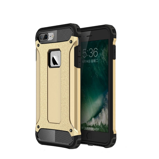 For iPhone 7 Plus Magic Armor TPU + PC Combination Case(Gold) by buy2fix
