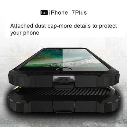 For iPhone 7 Plus Magic Armor TPU + PC Combination Case(Gold) by buy2fix