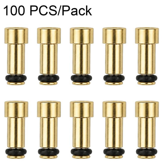 For iPhone 12-17 Pro Max 100 PCS/Pack SIM Card Slot Spring (Gold)