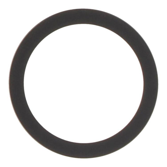 For iPhone 17e Rear Camera Glass Lens Metal Outside Protector Hoop Ring (Black)