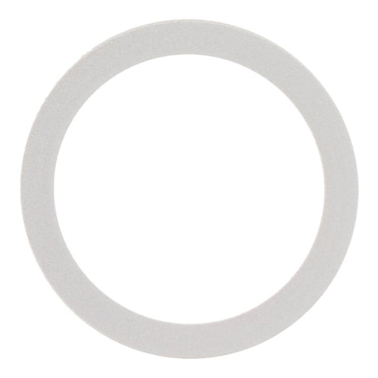 For iPhone 17e Rear Camera Glass Lens Metal Outside Protector Hoop Ring (White)