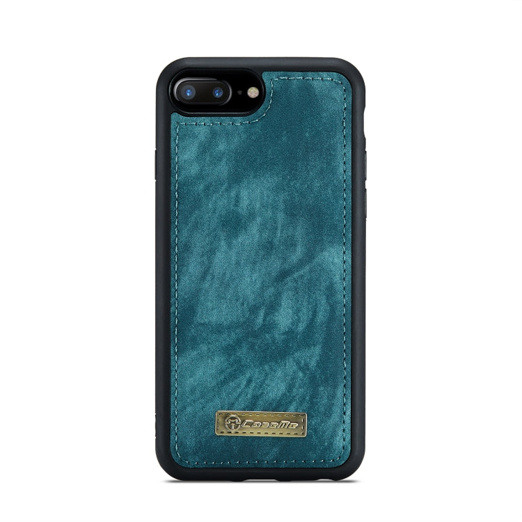 CaseMe for iPhone 8 Plus & 7 Plus   Multifunctional Leather Billfold with Detachable Magnetic PC Back Protective Case & Holder & 11 Card Slots & 3 Cash Slots & 1 Zipper Wallet & 2 Photo Frames & 3 Magnetic Clasps(Blue) - More iPhone Cases by CaseMe | Online Shopping UK | buy2fix