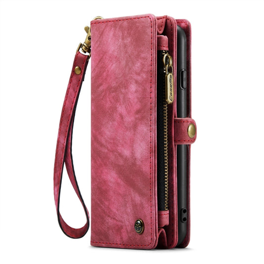 CaseMe for iPhone 8 Plus & 7 Plus   Multifunctional Leather Billfold with Detachable Magnetic PC Back Protective Case & Holder & 11 Card Slots & 3 Cash Slots & 1 Zipper Wallet & 2 Photo Frames & 3 Magnetic Clasps(Red) - More iPhone Cases by CaseMe | Online Shopping UK | buy2fix