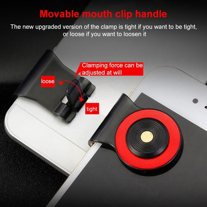 A9 Direct Mobile Clip Games Joystick Artifact Hand Travel Button Sucker with Ring Holder for iPhone, Android Phone, Tablet (Blue) - Handle Shooter by buy2fix | Online Shopping UK | buy2fix