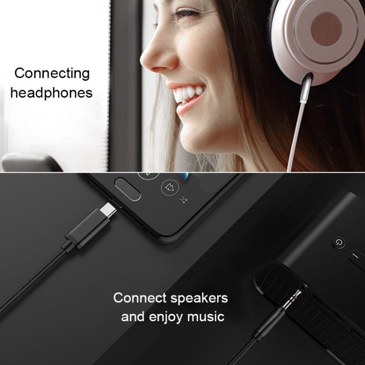 MH-CM32 8 Pin & Type-C to 3.5mm Jack Mobile Phone Audio Cable by buy2fix