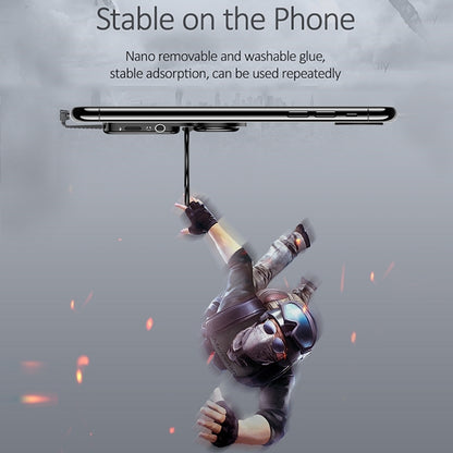 LXS08 8 Pin to 8 Pin + 3.5mm Audio Plug Ring Holder Fast Charging Adapter(Black) by buy2fix