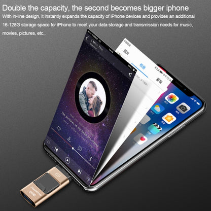 8GB USB 3.0 + 8 Pin + Mirco USB Android iPhone Computer Dual-use Metal Flash Drive (Silver) by buy2fix