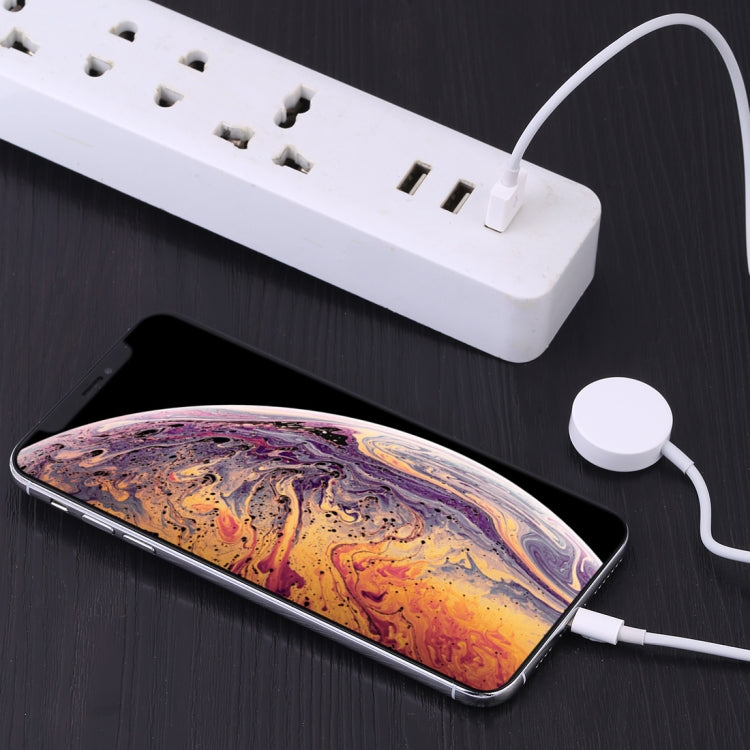 Multi-function 8 Pin Magnetic Charging Cable for iPhone / Apple Watch, Length : 1m (White) by buy2fix