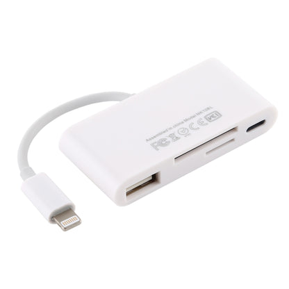 NK-108L 8 Pin to USB + TF Card + SD Card Camera Reader Adapter, Compatible with IOS 9.1 and Above Systems by buy2fix