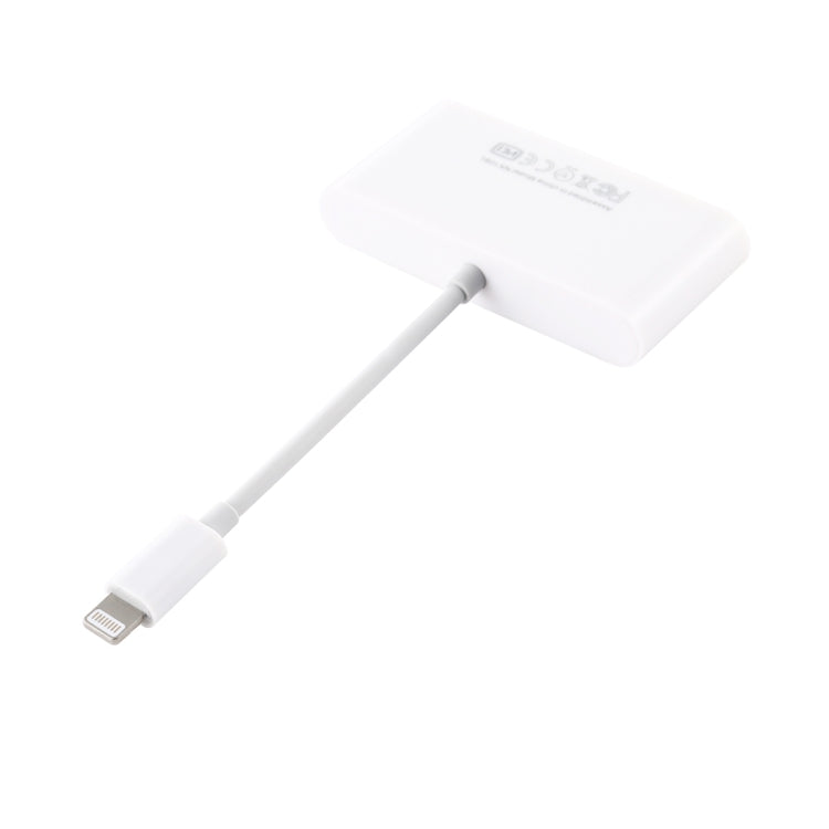 NK-108L 8 Pin to USB + TF Card + SD Card Camera Reader Adapter, Compatible with IOS 9.1 and Above Systems by buy2fix