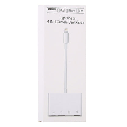 NK-108L 8 Pin to USB + TF Card + SD Card Camera Reader Adapter, Compatible with IOS 9.1 and Above Systems by buy2fix