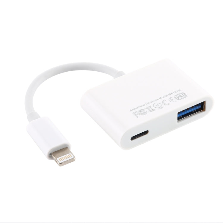 NK101 8 Pin to USB Camera Reader Adapter, Compatible with IOS 9.1 and Above Systems by buy2fix