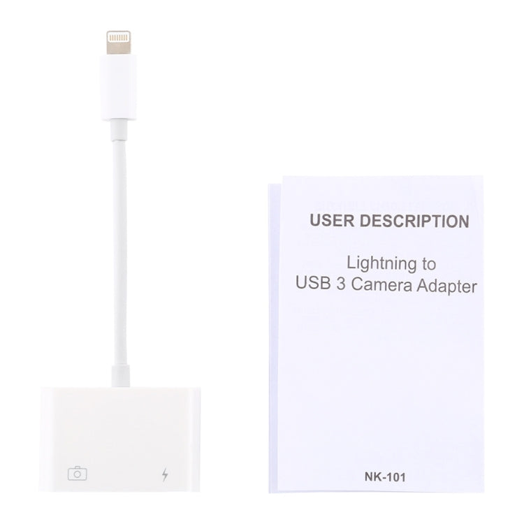 NK101 8 Pin to USB Camera Reader Adapter, Compatible with IOS 9.1 and Above Systems by buy2fix