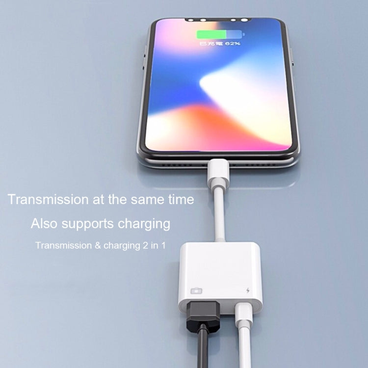 NK101 8 Pin to USB Camera Reader Adapter, Compatible with IOS 9.1 and Above Systems by buy2fix