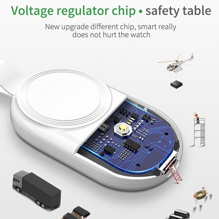 848 Universal Portable Mobile Power & Magnetic Wireless Charger for Apple Watch Series 6 / 5 / SE / 4 / 3 / 2 / 1 - Others by buy2fix | Online Shopping UK | buy2fix