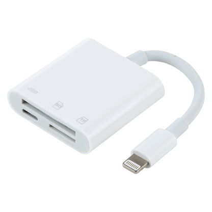 NK-101Y Pro 8 Pin to 8 Pin + SD + TF Port 3 in 1 Camera Reader Adapter by buy2fix