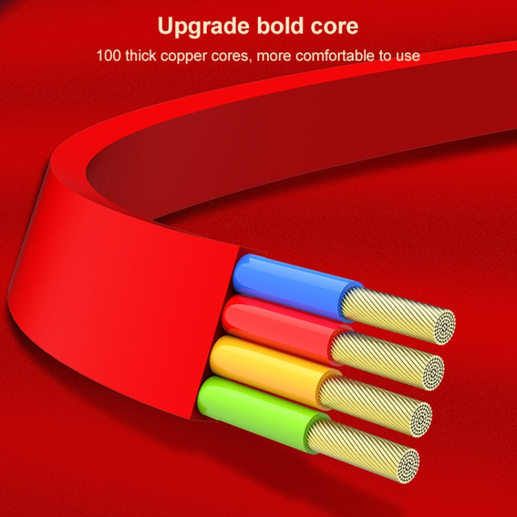 K042 1.2m 3A 3 in 1 USB to 8 Pin + USB-C / Type-C + Micro USB Bull Head Retractable Data Cable by buy2fix