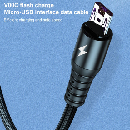 K061 1.2m 5A 3 in 1 USB to 8 Pin + USB-C / Type-C + Micro USB Round Fast Charging Data Cable by buy2fix