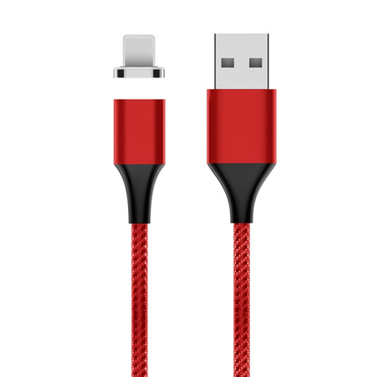 M11 5A USB to 8 Pin Nylon Braided Magnetic Data Cable, Cable Length: 2m (Red) by buy2fix
