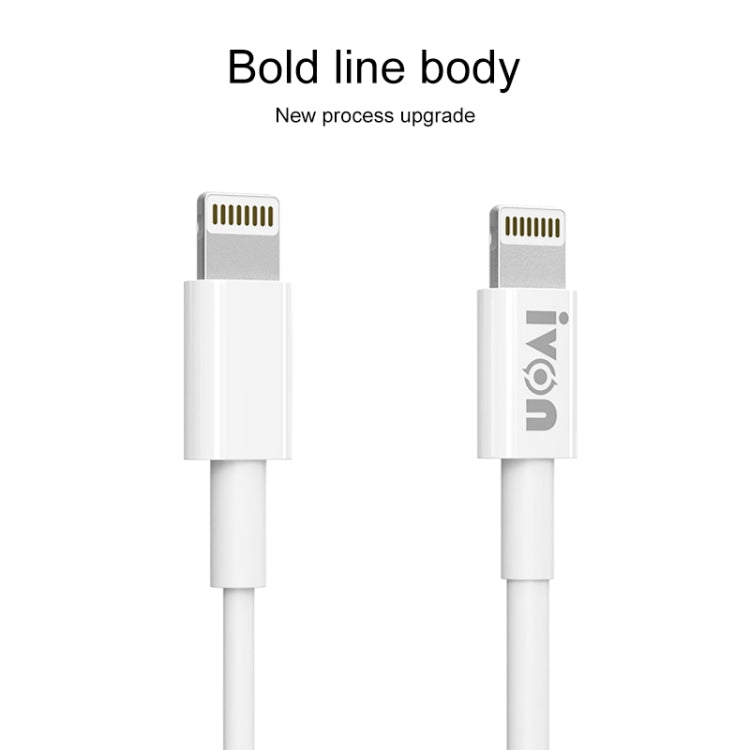IVON CA70 Micro USB Fast Charging Data Cable, Length: 3m (White) - Micro USB Cable by IVON | Online Shopping UK | buy2fix