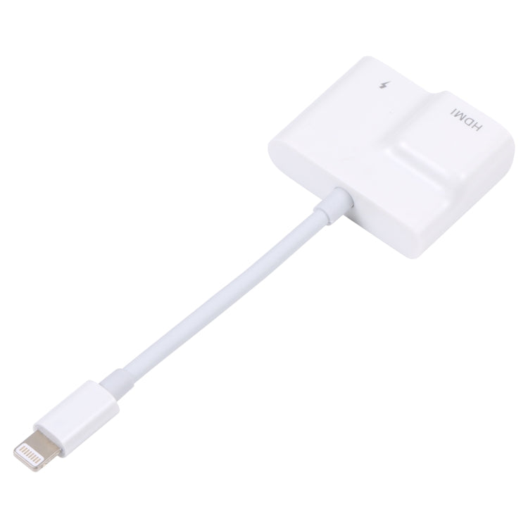 8 Pin to HDMI Digital AV Converter(White) by buy2fix