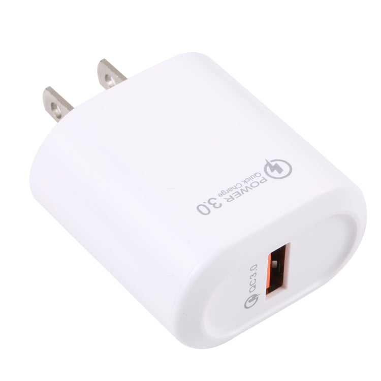LZ-2117 18W QC3.0 3.1A USB Fast Charger, US Plug (White) by buy2fix