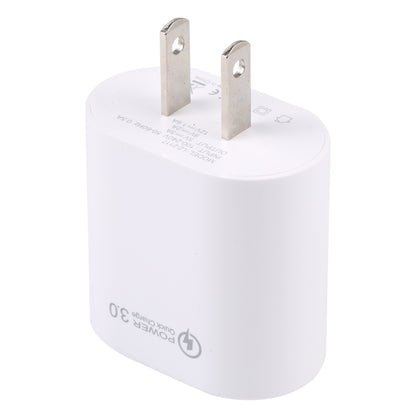 LZ-2117 18W QC3.0 3.1A USB Fast Charger, US Plug (White) by buy2fix