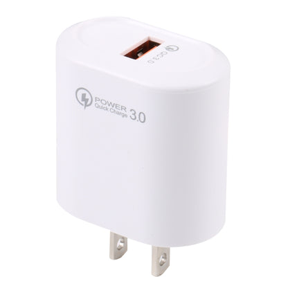 LZ-2117 18W QC3.0 3.1A USB Fast Charger, US Plug (White) by buy2fix