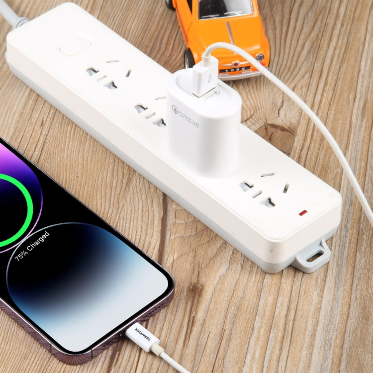 LZ-2117 18W QC3.0 3.1A USB Fast Charger, US Plug (White) by buy2fix