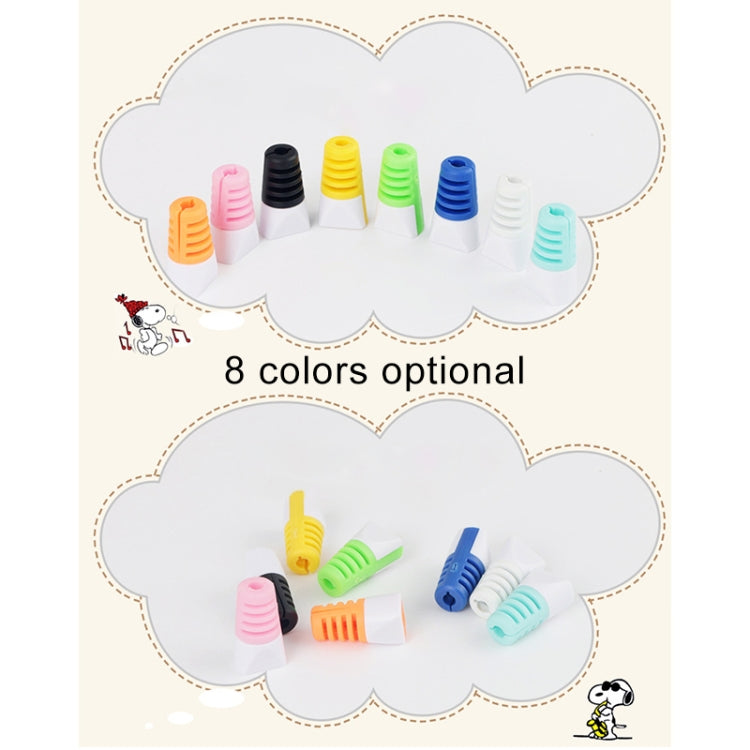 2 PCS Anti-break USB Charge Cable Winder Protective Case Protection Sleeve(Black) by buy2fix