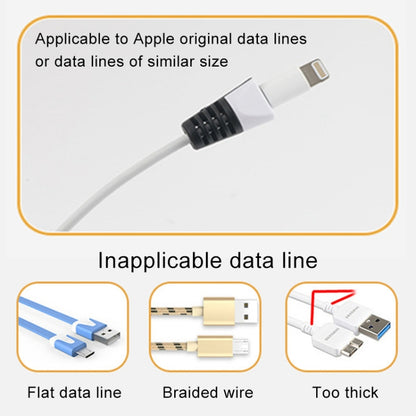 2 PCS Anti-break USB Charge Cable Winder Protective Case Protection Sleeve(Yellow) by buy2fix