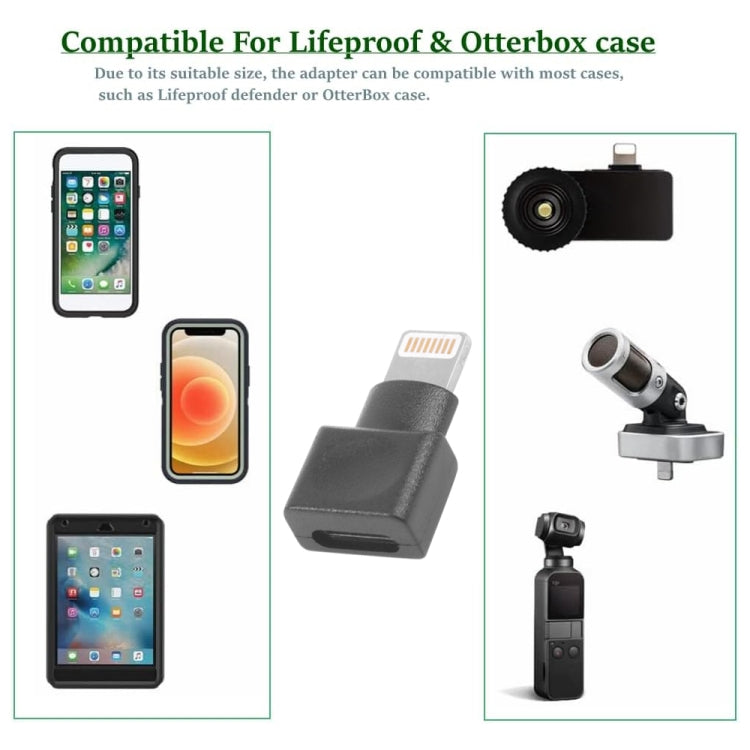 8 Pin Female to 8 Pin Male Trapezoid Adapter (Black) by buy2fix