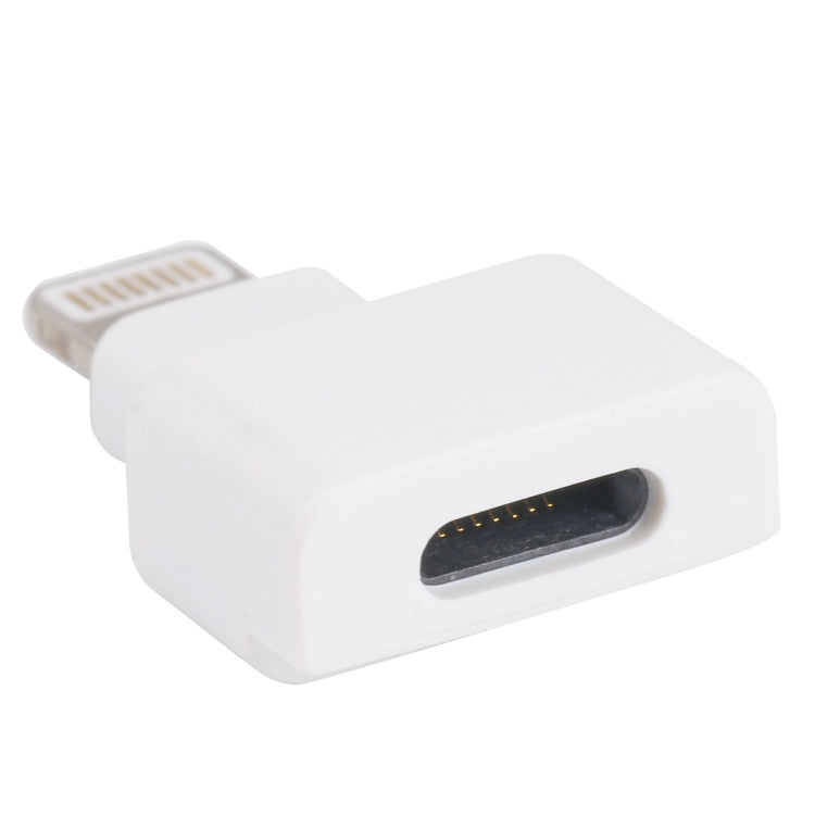 8 Pin Female to 8 Pin Male Trapezoid Adapter (White) by buy2fix