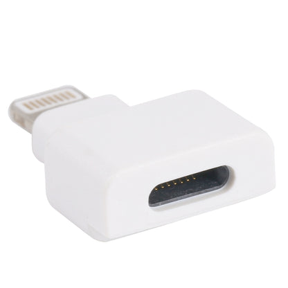 8 Pin Female to 8 Pin Male Trapezoid Adapter (White) by buy2fix