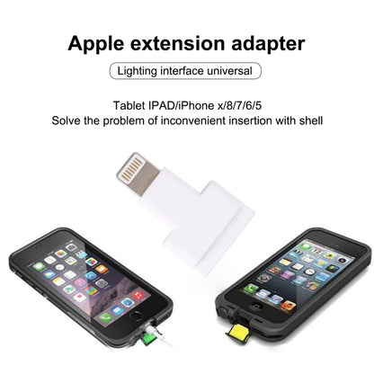 8 Pin Female to 8 Pin Male Trapezoid Adapter (White) by buy2fix