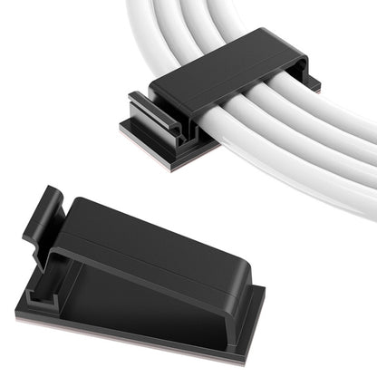 HG2613 20 PCS Desktop Data Cable Organizer Fixing Clip (Black) - Cable Organizer by buy2fix | Online Shopping UK | buy2fix