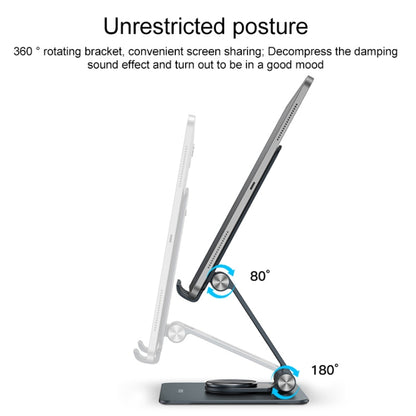 MOMAX KH8 Aluminum Alloy Rotating Folding Tablet Holder - Desktop Holder by MOMAX | Online Shopping UK | buy2fix
