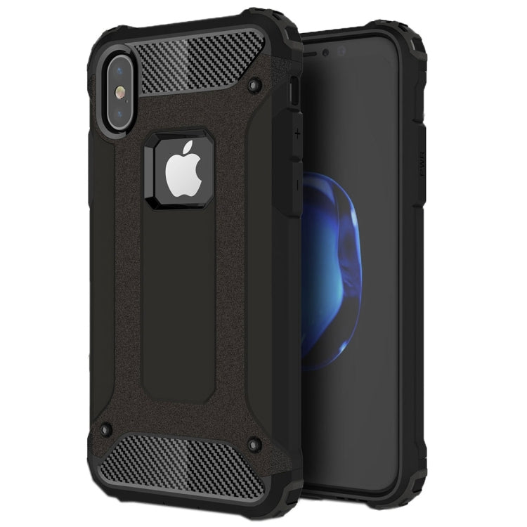 For iPhone X / XS Magic Armor TPU + PC Combination Case(Black) by buy2fix
