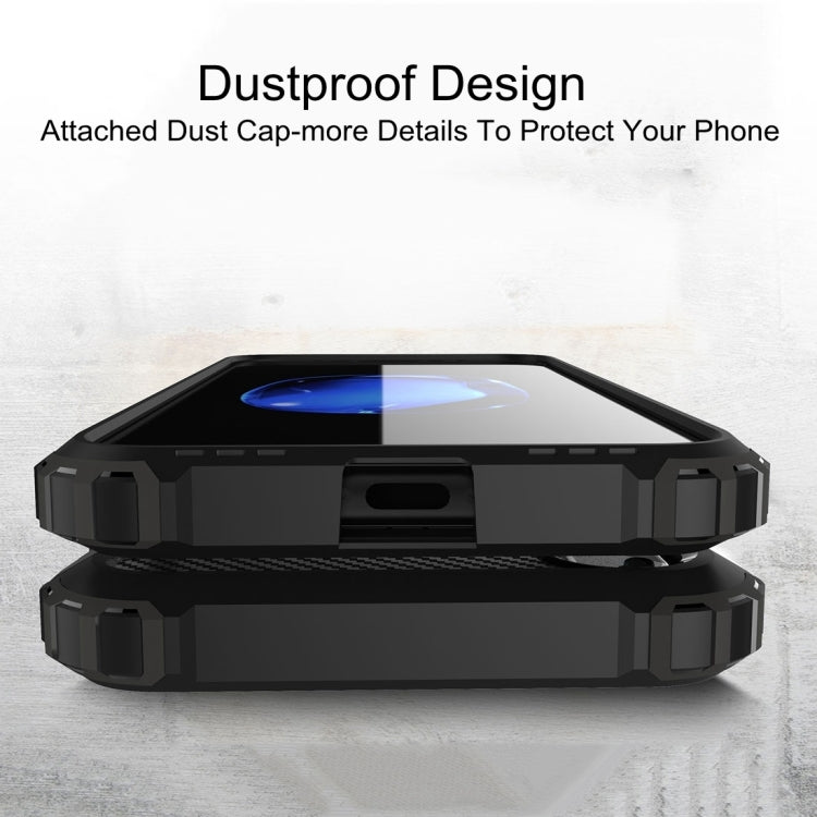 For iPhone X / XS Magic Armor TPU + PC Combination Case(navy) by buy2fix