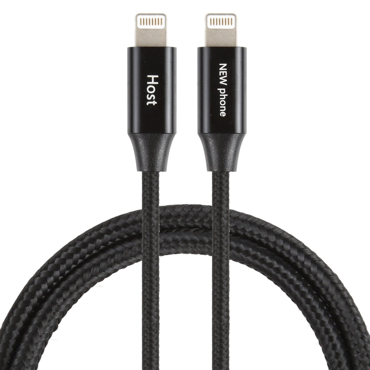 5V 2A 8 Pin Male to 8 Pin Male Braided Data Cable by buy2fix