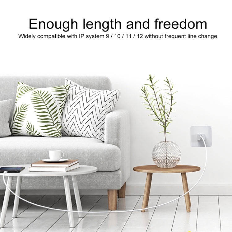 IVON CA73 2.4A Micro USB Fast Charging Data Cable, Length: 2m(Black) - Micro USB Cable by IVON | Online Shopping UK | buy2fix