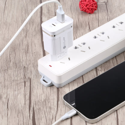 46-A2C2 20W PD + QC3.0 USB Multifunction Fast Charger，EU Plug(White) - USB Charger by buy2fix | Online Shopping UK | buy2fix
