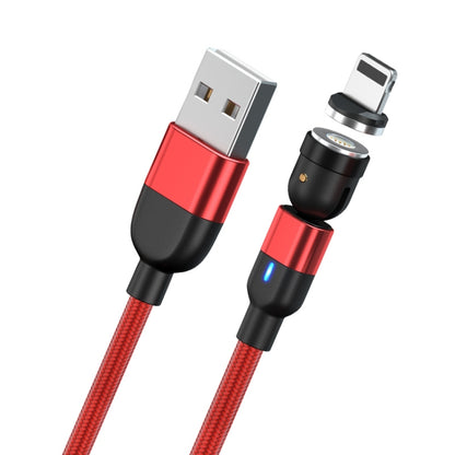 1m 3A Output USB to 8 Pin 540 Degree Rotating Magnetic Data Sync Charging Cable(Red) by buy2fix