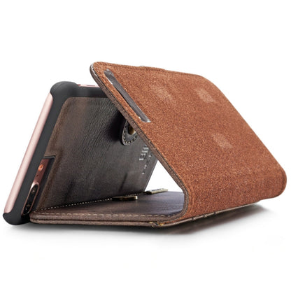 DG.MING for iPhone 8 Plus & iPhone 7 Plus Crazy Horse Texture Horizontal Flip Detachable Magnetic Protective Case with Holder & Card Slots & Wallet(Grey) - More iPhone Cases by DG.MING | Online Shopping UK | buy2fix