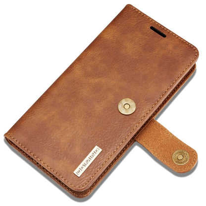 DG.MING for iPhone 8 Plus & iPhone 7 Plus Crazy Horse Texture Horizontal Flip Detachable Magnetic Protective Case with Holder & Card Slots & Wallet(Brown) - More iPhone Cases by DG.MING | Online Shopping UK | buy2fix