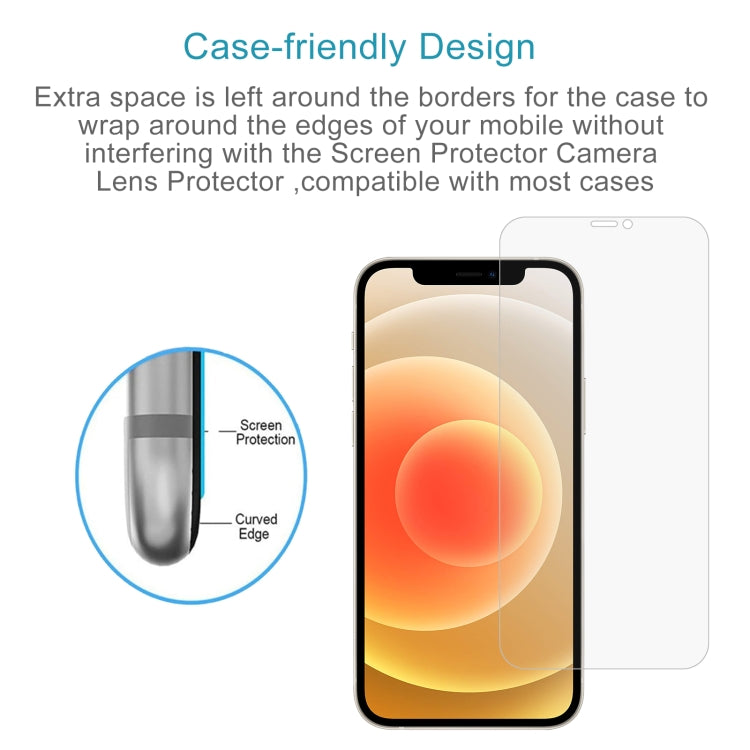 For iPhone 12 / 12 Pro 0.26mm 9H 2.5D Tempered Glass Film (Open Hole) - iPhone 12 / 12 Pro Tempered Glass by DIYLooks | Online Shopping UK | buy2fix